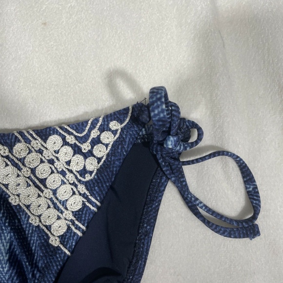 NWT‎ Nanette Lepore Deja Blue Vamp Bikini Bottom S - Picture 8 of 12